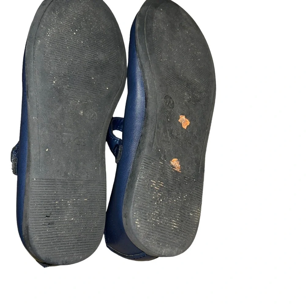 The Children’s Place Navy Girls Uniform Comfort Flex Shoes Mary janes size 12